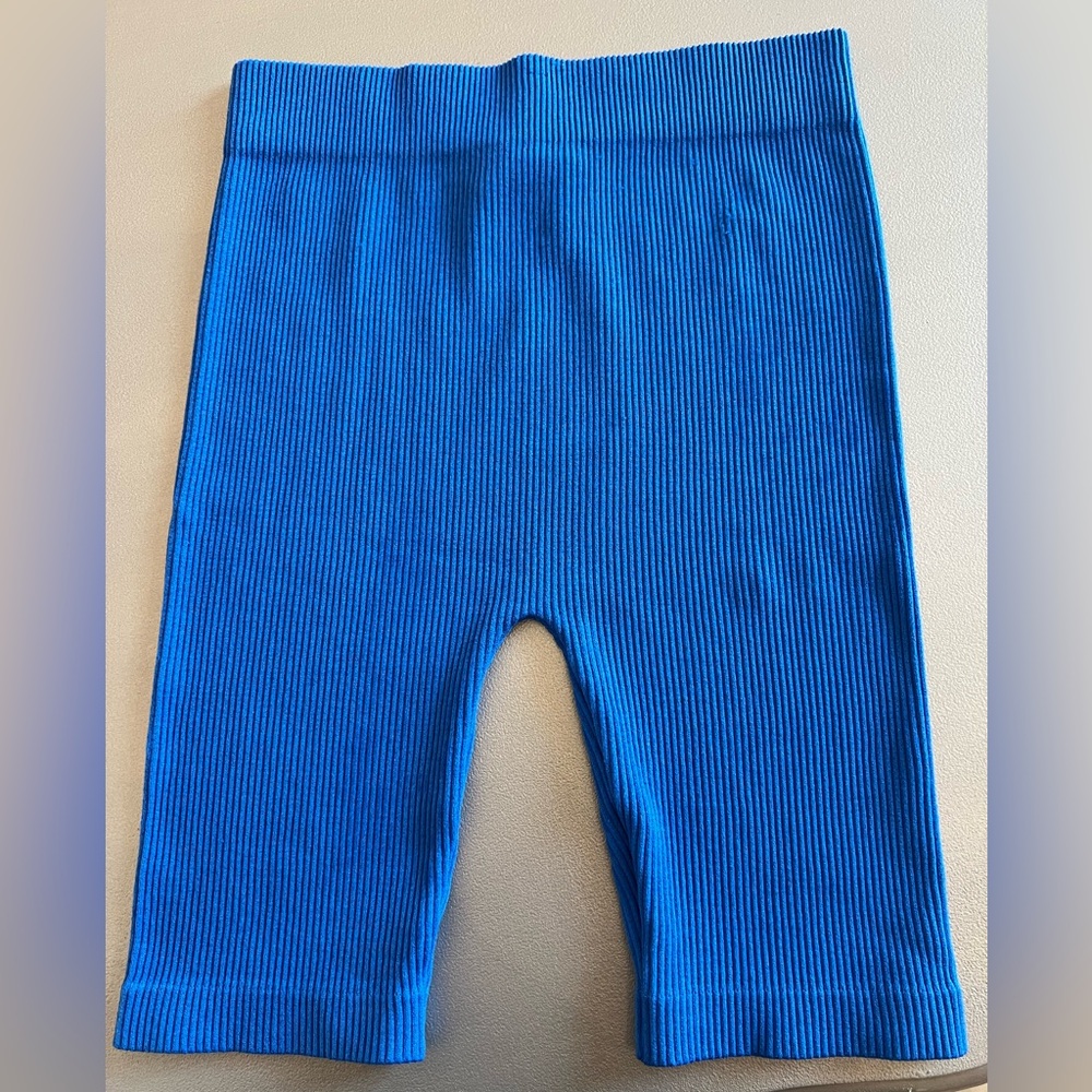 Beautiful Zara blue biker shorts
